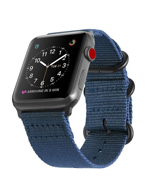 navy blue apple watch strap